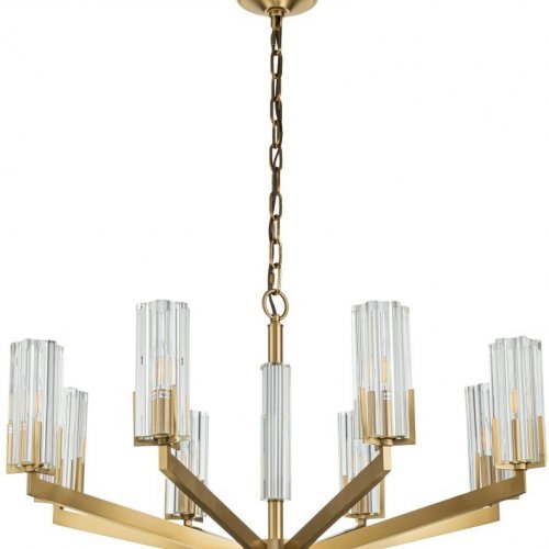 Подвесная люстра Belfast Malone 6035-8 BR CL Подвесная люстра Belfast Malone 6035-8 BR CL