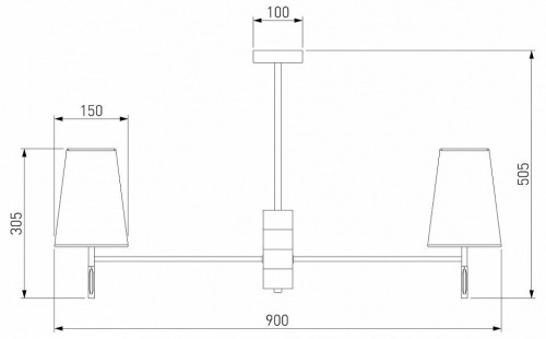 Подвесная люстра Eurosvet Milazzo 60137/8 хром