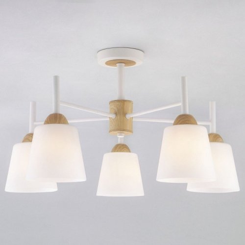 Потолочная люстра Eurosvet Fresco 70085/5 белый Потолочная люстра Eurosvet Fresco 70085/5 белый