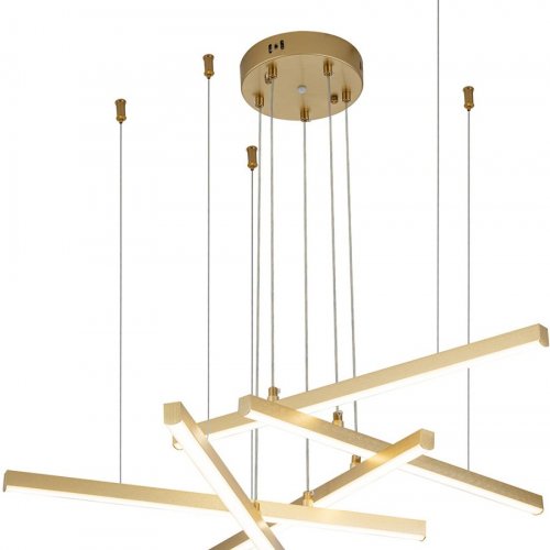Подвесной светодиодный светильник Indigo Paralleli 14017/5P Gold V000087L