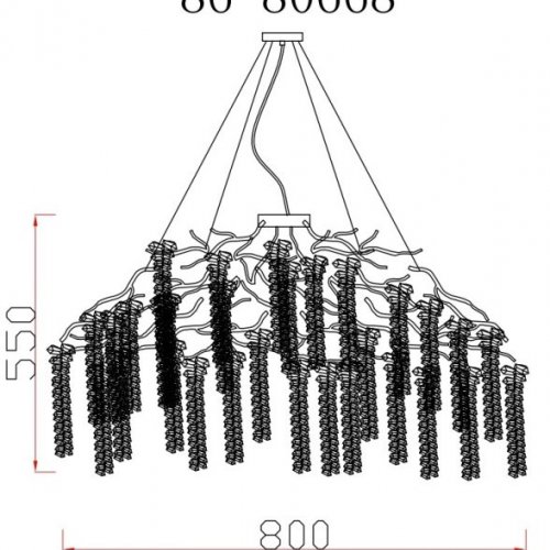 Подвесная люстра  86-80668