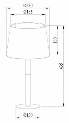 Интерьерная настольная лампа Arte Lamp Connor A2102LT-1WH