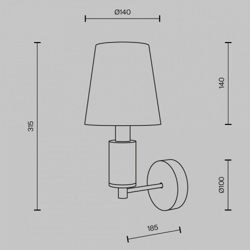 Бра Lira MOD483WL-01BS Бра Lira MOD483WL-01BS