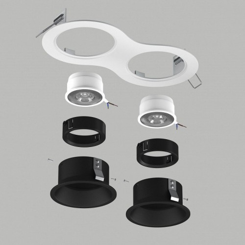 Встраиваемый светильник Lightstar Domino D6260707BMOD