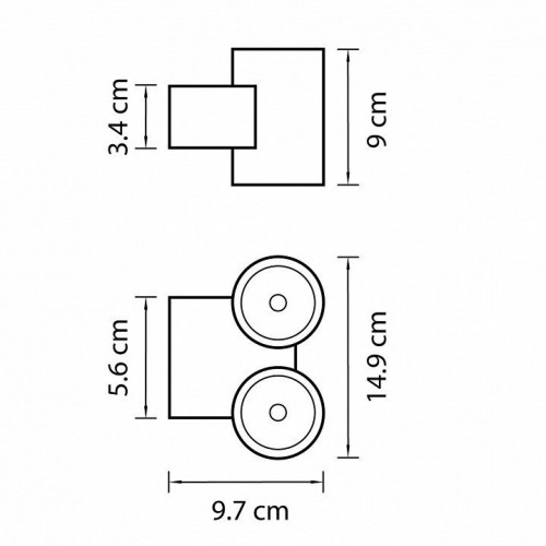 Уличный настенный светодиодный светильник Lightstar Paro 352692
