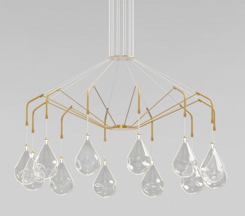 Подвесная люстра Eurosvet  201002/12 латунь Smart