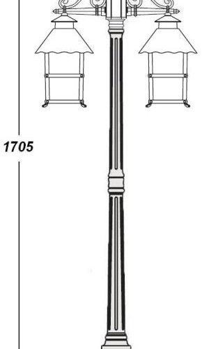 Наземный фонарь CAIOR 2 81408A Gb