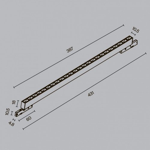 Накладной светильник Maytoni Technical Points TR193-1-20W4K-M-B