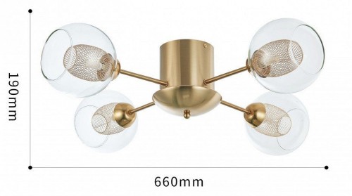 Потолочная люстра Arte Milano 272880/4 GD