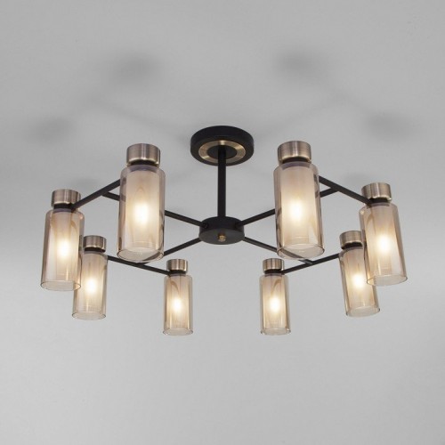 Потолочная люстра Eurosvet Amado 70115/8 черный Потолочная люстра Eurosvet Amado 70115/8 черный