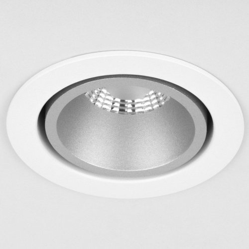 Встраиваемый светодиодный светильник Elektrostandard 15267/LED 7W 4200K белый/серебро a055723