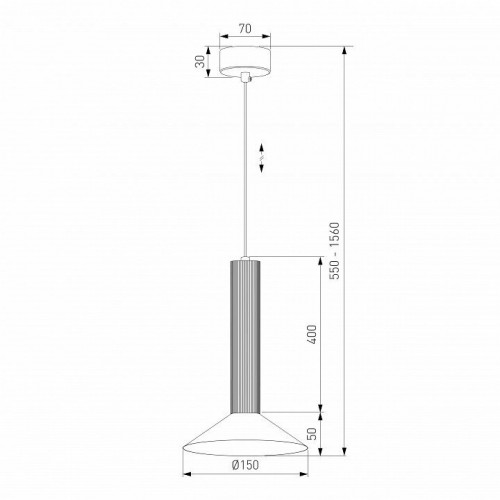 Подвесной светодиодный светильник Elektrostandard Fest 50315 LED a068827
