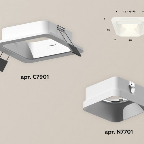 Встраиваемый светильник Ambrella light Xc7901 XC7901001