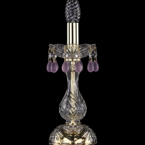 Настольная лампа Bohemia Ivele 1410L/1-27/G/V7010 Настольная лампа Bohemia Ivele 1410L/1-27/G/V7010