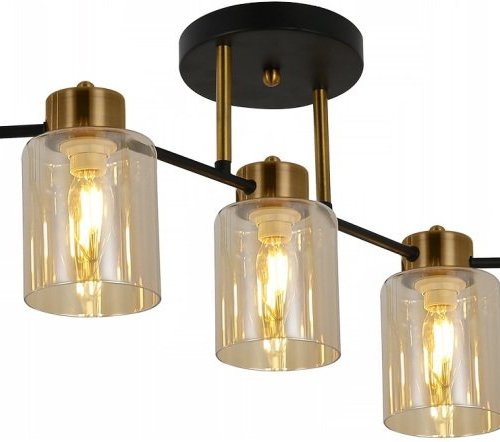 Потолочная люстра Illumico IL6111-5COU-79 BK GD