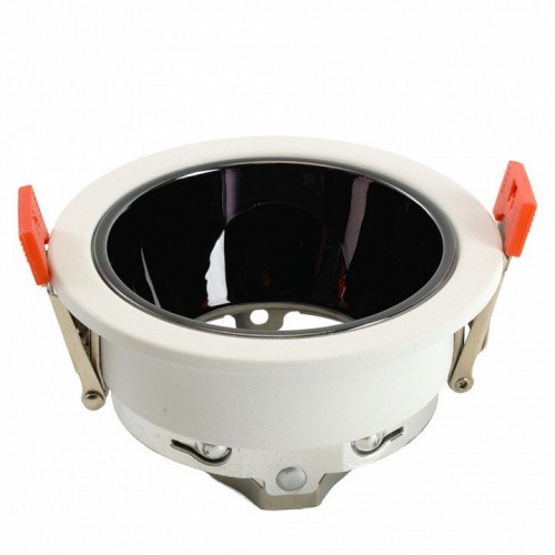 Светильник встраиваемый Feron DL3102 потолочный MR16 G5.3 белый + черный хром 51399