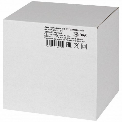 Светильник на штанге Эра  ДБУ 07-8-007 3000К «Дели 5» черный