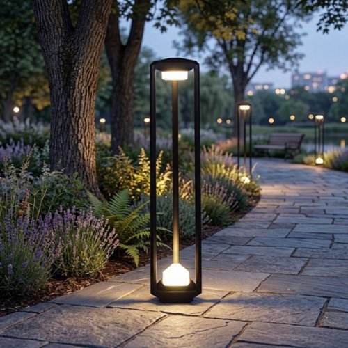 Уличный светильник Reluce 09987-0.7-001JH 0.8M LED2X6W BK RLOS