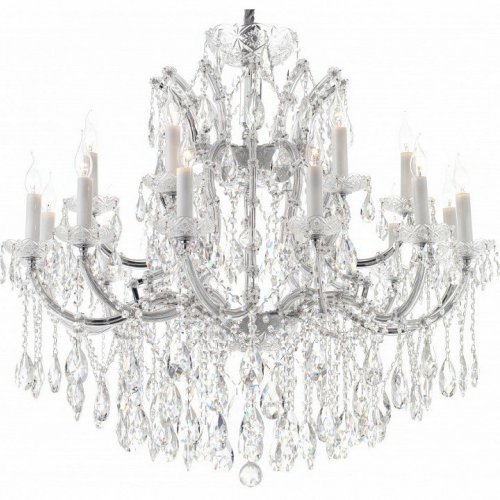 Подвесная люстра Diamond 6071-18 CR+CL Подвесная люстра Diamond 6071-18 CR+CL
