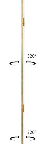 Торшер Crystal Lux Largo PT25W Gold