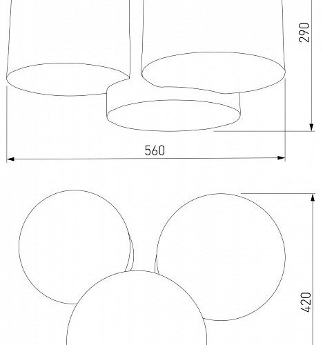 Потолочный светильник TK Lighting 6591 Mona Nature