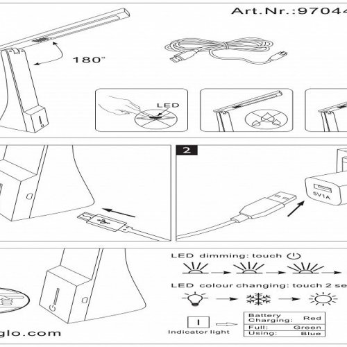 Настольная лампа Eglo La Seca 97045