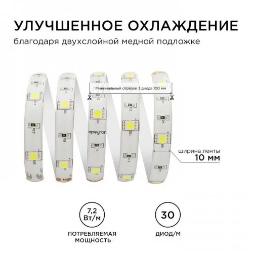 Лента светодиодная угловая Apeyron Electrics 00-39 Лента светодиодная угловая Apeyron Electrics 00-39
