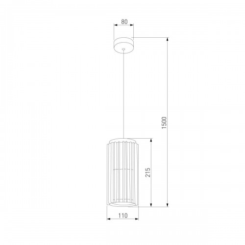 Уличный подвесной светильник Elektrostandard Entero (35189/H) 3000K черный a072081
