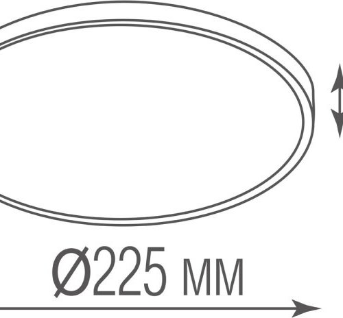 Потолочный светильник Donolux Disco DL20171R18W1B