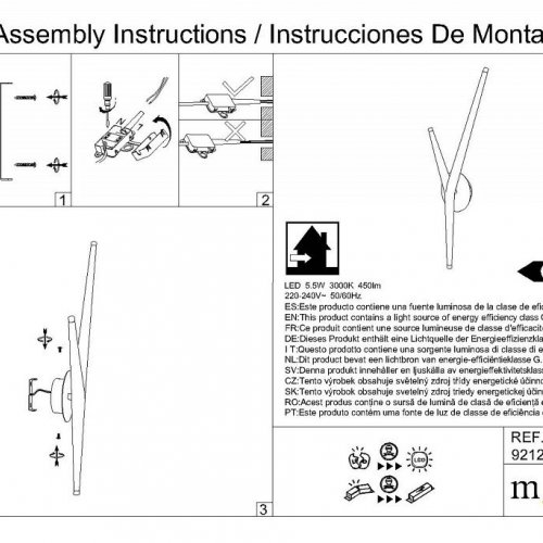 Бра Mantra Arrecife 9221 Бра Mantra Arrecife 9221