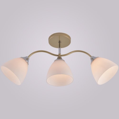 Потолочная люстра 01643-0.3-03 GOLD+CR Потолочная люстра 01643-0.3-03 GOLD+CR