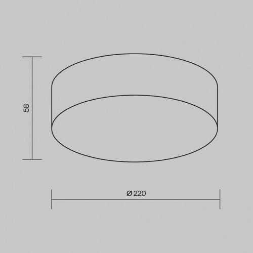 Потолочный светильник уличный Maytoni Zon IP O431CL-L30W3K