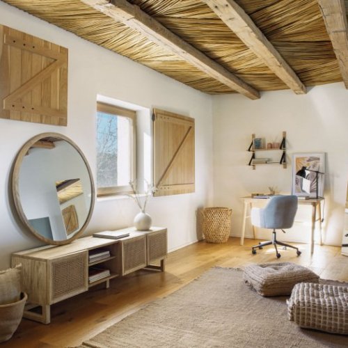 Интерьерная настольная лампа Tescarle A487R01