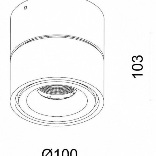 Накладной светильник Deko-Light Uni II 348124