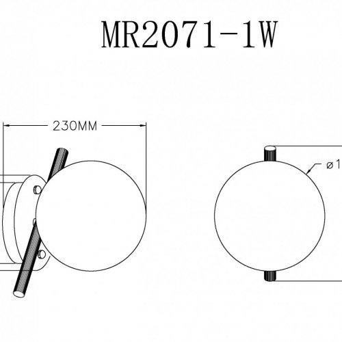 Настенный светильник Francis MR2071-1W