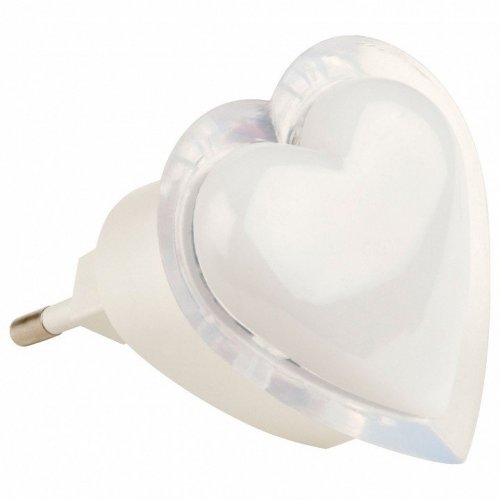 Настенный светодиодный светильник (10321) Uniel Детская серия DTL-308-Сердечко/RGB/3LED/0,5W