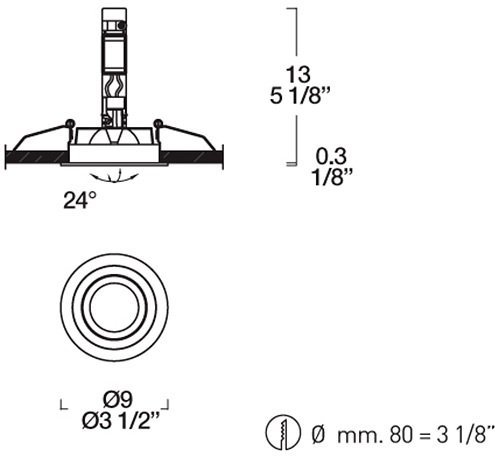 Точечный светильник Leucos SD 0001098