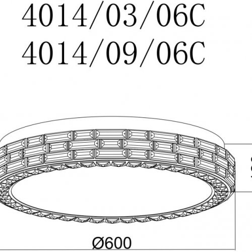 Потолочный светильник Stilfort Gabbana 4014/03/06C