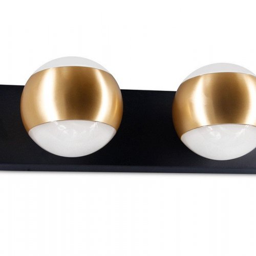 Спот Ambrella light Wall 16 FW575/2 SBK/GD черный песок/золото G9 max 40W 260*70*85