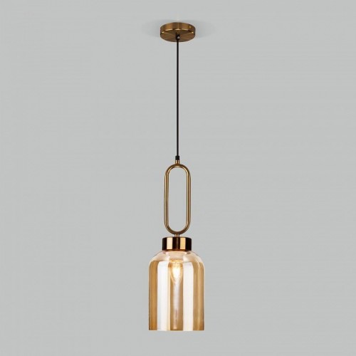 Подвесной светильник Eurosvet Flou 50229/1 янтарный