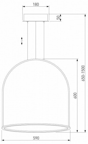 Подвесной светильник Eurosvet Over 90323/1 латунь Подвесной светильник Eurosvet Over 90323/1 латунь