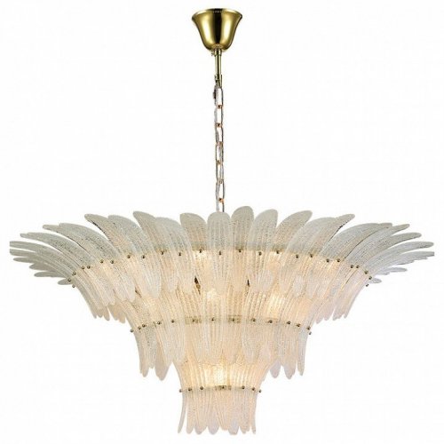 Подвесная люстра Newport 8800 8812/C new gold white
