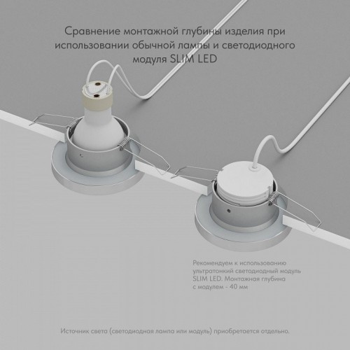 Влагозащищенный накладной светильник Denkirs DK3012-AL