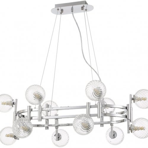 Подвесная люстра Crystal Lux Luxury SP12L Chrome