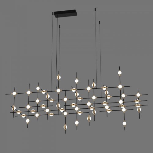 Подвесная люстра DeLight Collection Molecular MD18001067-55A black/gold Подвесная люстра DeLight Collection Molecular MD18001067-55A black/gold