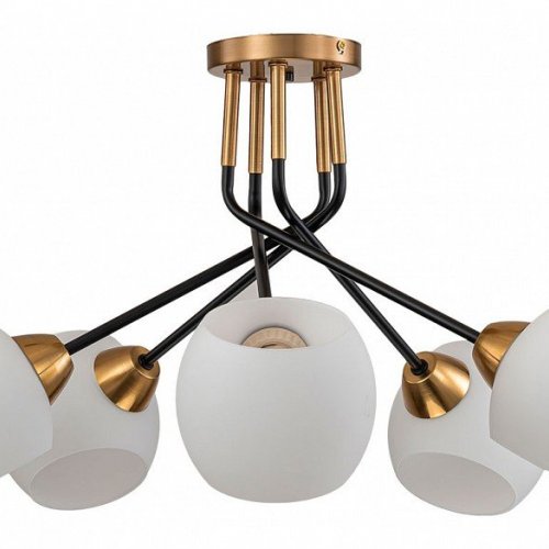 Люстра на штанге Escada Bond 2113/5P Copper/Black Люстра на штанге Escada Bond 2113/5P Copper/Black