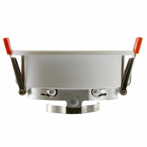 Светильник встраиваемый Feron DL3102 потолочный MR16 G5.3 белый + черный хром 51399