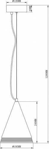 Подвесной светодиодный светильник Moderli Libre V2860-1PL