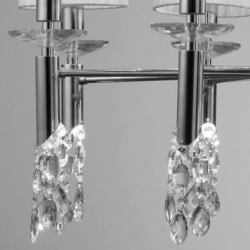 Подвесная люстра Mantra Tiffany Chrome 3850