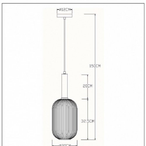 Подвесной светильник Lucide Maloto 45386/20/33